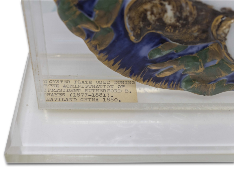 White House Oyster Plate in the Rutherford B. Hayes Style